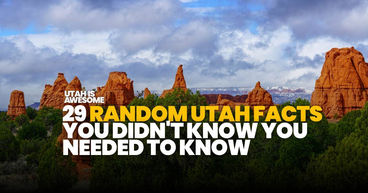 Random facts about Utah